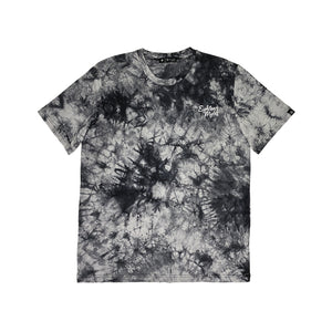 TRENCHED BLACK TIE DYE T-SHIRT