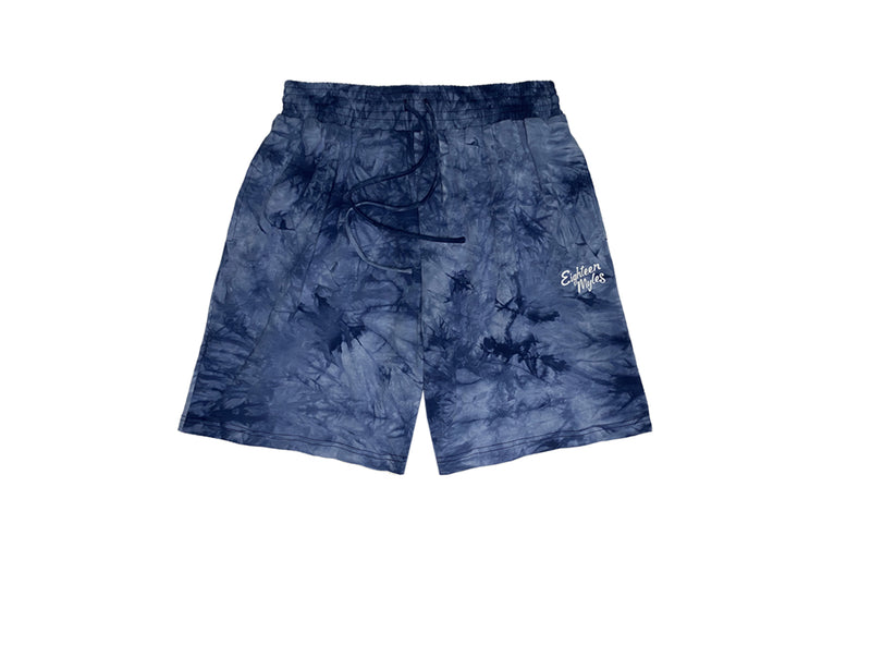 TRENCHED BLUE TIE DYE BALLER SHORTS