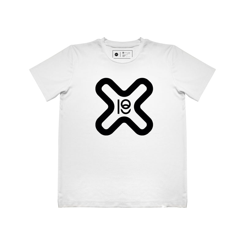 X EMBOSSED COTTON T-SHIRT